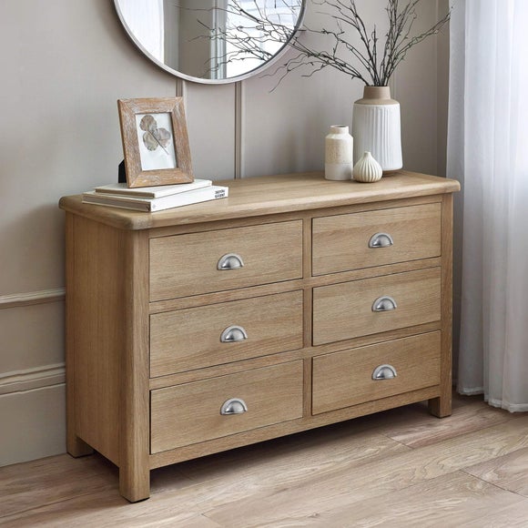 Memphis 6 Drawer Wide Chest - image 1
