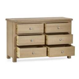 Memphis 6 Drawer Wide Chest - thumbnail 4