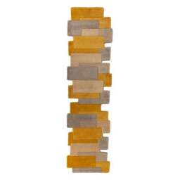 Collage Modern Cut-Out Wool Runner - thumbnail 2