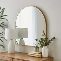 Essentials Arched Overmantel Wall Mirror - thumbnail 1