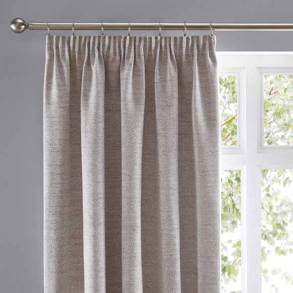 Churchgate Swithland Herringbone Pencil Pleat Curtains - image 1