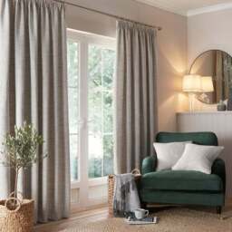 Churchgate Swithland Herringbone Pencil Pleat Curtains - thumbnail 2