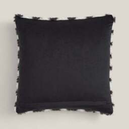 Harlequin Fur Square Cushion - thumbnail 4