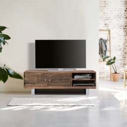 "Indus Valley Railway Sleeper TV Unit for TVs up to 55"""