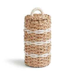 Rope Stripe Toilet Roll Storage Basket - thumbnail 3