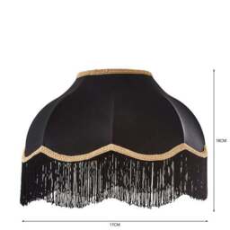Carmona Black Tassel Lamp Shade - thumbnail 5