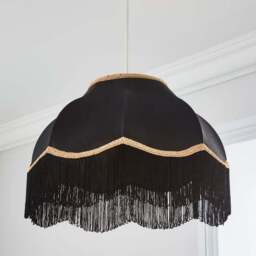 Carmona Black Tassel Lamp Shade - thumbnail 2
