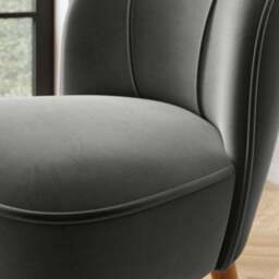 Elsie Velvet Cocktail Chair - thumbnail 4