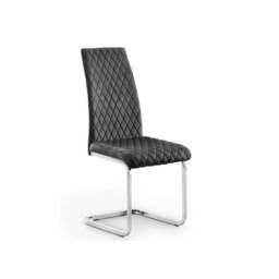 Calabria Set of 4 Dining Chairs, Velvet - thumbnail 2