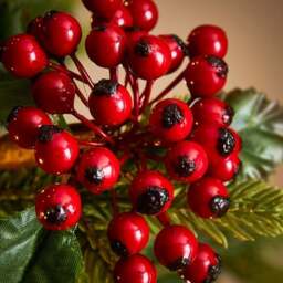 Red Berry Pick Tree Decoration - thumbnail 2