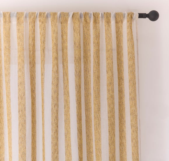 Lettie Stripe Slot Top Voile Panel - image 1