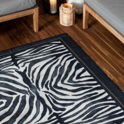 Paoletti Leopardis Zebra Indoor Outdoor Rug - thumbnail 4
