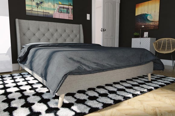 Novogratz Her Majesty Bed, Linen - image 1