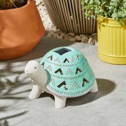 Resin Tortoise Solar Light Ornament - thumbnail 1