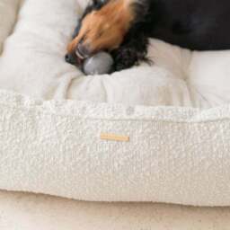 Lords and Labradors Boucle Box Dog Bed - thumbnail 3