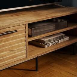 "Bryant Wooden Corner TV Stand for TVs up to 50""" - thumbnail 3