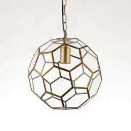 Vogue Hillier Gold Pentagon Pendant Light - thumbnail 3