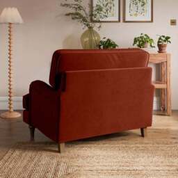 Beatrice II Velvet Snuggle Chair - thumbnail 2