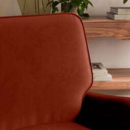 Beatrice II Velvet Snuggle Chair - thumbnail 4