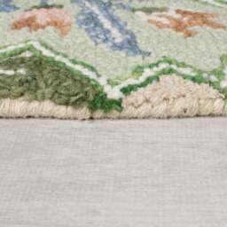 Bryony Floral Shaped Wool Rug - thumbnail 4