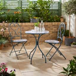 Amalfi Mosaic Effect Bistro Set - thumbnail 1