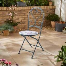 Amalfi Mosaic Effect Bistro Set - thumbnail 4