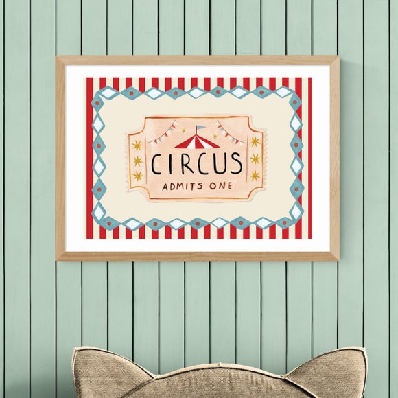 East End Prints Circus Ticket Print - image 1