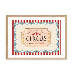 East End Prints Circus Ticket Print - thumbnail 2