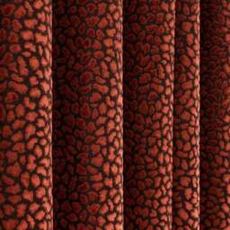 Animal Cut Velvet Eyelet Curtains - thumbnail 3