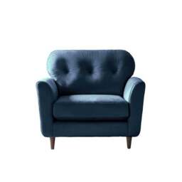 Sven Opulent Velvet Snuggle Chair - thumbnail 2