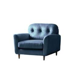 Sven Opulent Velvet Snuggle Chair - thumbnail 4