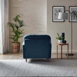 Sven Opulent Velvet Snuggle Chair - thumbnail 6