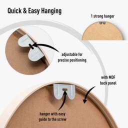 Nielsen Jaron Round Wall Mirror - thumbnail 4