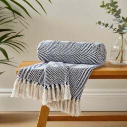 Jenson Herringbone Throw Blanket