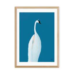 East End Prints Swan Maybe Print - thumbnail 2