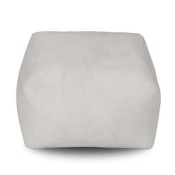 Kaikoo Grey Cord Square Bean Bag Slab - thumbnail 1