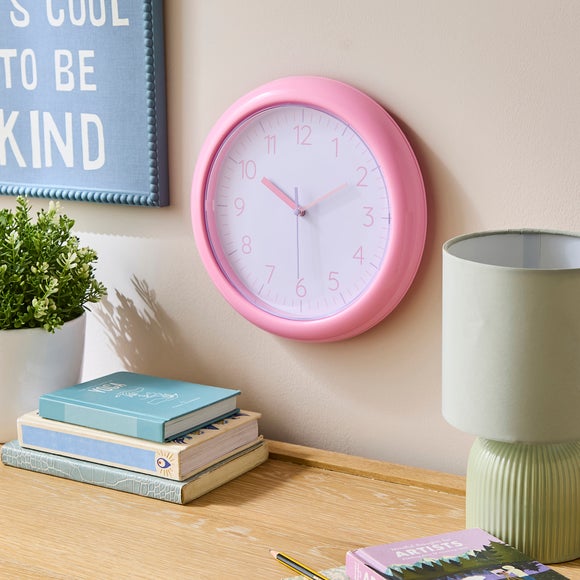 Charlie Round Plastic Wall Clock - image 1