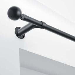 Ashton Room Darkening Extendable Metal Eyelet Curtain Pole - thumbnail 2