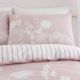 Catherine Lansfield Meadow Sweet Floral Reversible Duvet Cover and Pillowcase Set - thumbnail 2