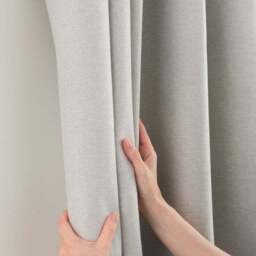 Luna Brushed Blackout Eyelet Door Curtain - thumbnail 5