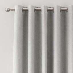 Luna Brushed Blackout Eyelet Door Curtain - thumbnail 2