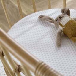 CuddleCo Aria Wave Rattan Crib - thumbnail 2