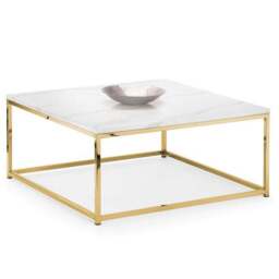 Scala Coffee Table, Gold and Marble Effect - thumbnail 3