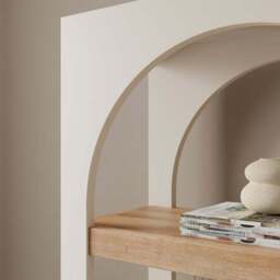 Albourne Tall Bookcase, Oak Effect - thumbnail 2