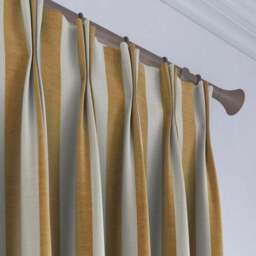 Elements Stripe Linen Look Made to Measure Curtains - thumbnail 4