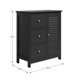 Nautical 3 Drawer Cabinet Unit - thumbnail 6