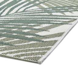 Miami Leaf Print Indoor Outdoor Rug - thumbnail 6