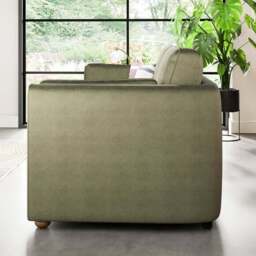 Zoe II Velvet 3 Seater Sofa - thumbnail 3