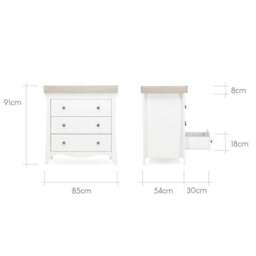 CuddleCo Clara 3 Piece Nursery Furniture Set - thumbnail 6