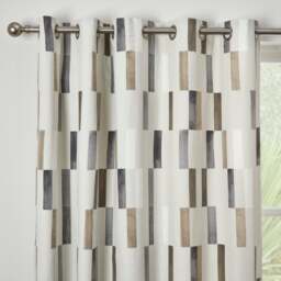 Fusion Oakland Cotton Eyelet Curtains - thumbnail 1